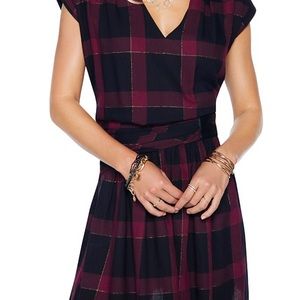 Ramy Brook Jonny Plaid Mini Dress